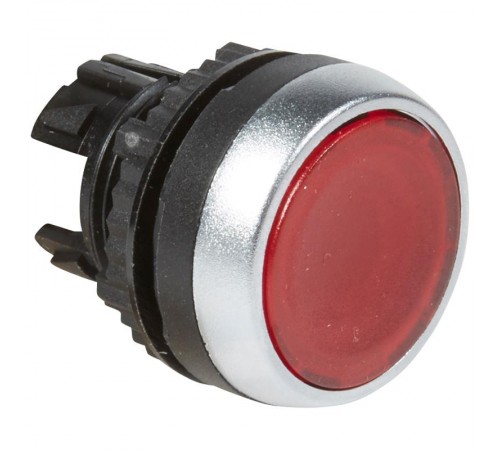 Головка ''нажал - вкл., нажал - откл.''  22,3 - Osmoz - для компл. - с подсветкой - с потайным толкателем - красный  024021  Legrand