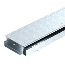 Открываемый кабельный канал OKB с крышкой 2000x250x93 мм (сталь) (OKB U 25085 BLON)  7403816  OBO Bettermann