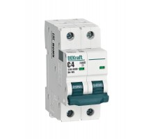 Выключатель автоматический двухполюсный ВА-105 4А C 10кА  13162DEK  DEKraft