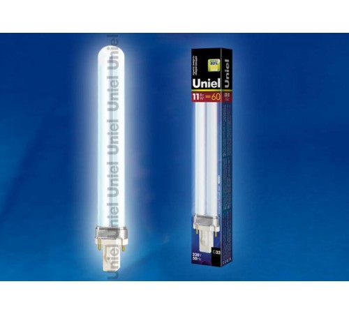 Лампа люминесцентная компакт. ESL-PL 11Вт G23 4200К Uniel 05937