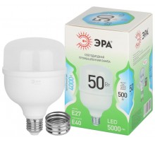 Лампа светодиодная  GREEN LINE LED POWER T100-50W-840-E27/E40 GL Е27/Е40 50 Вт колокол яркий белый свет  Б0067034  ЭРА