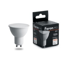 Лампа светодиодная .PRO LB-1608 GU10 8W 6400K OSRAM LED  38094  Feron