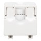 Модуль Keystone TERACOM PRO Cat.6 RJ-45 неэкранированный 110 IDC 90 градусов белый  TRP-KSTN-90D-6UTP-WH  EKF
