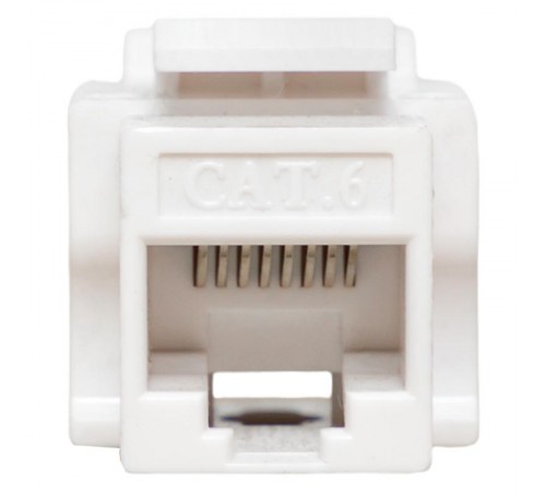 Модуль Keystone TERACOM PRO Cat.6 RJ-45 неэкранированный 110 IDC 90 градусов белый  TRP-KSTN-90D-6UTP-WH  EKF