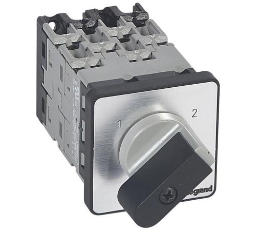 Переключатель на 2 направления - без положения ''0'' - PR 12 - 4П - 8 контактов - крепление на дверце  027463  Legrand