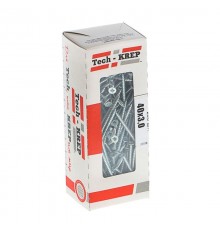 Саморезы универсальные 40х3,0 мм (200 шт) оцинкованные - коробка с окном ( 0,232 кг)  102166  Tech-KREP