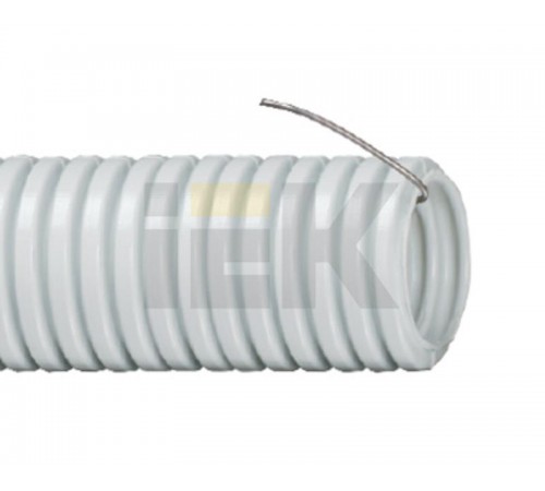Труба гибкая гофрированная ПВХ 32мм с протяжкой (25м)  CTG20-32-K41-025I  IEK