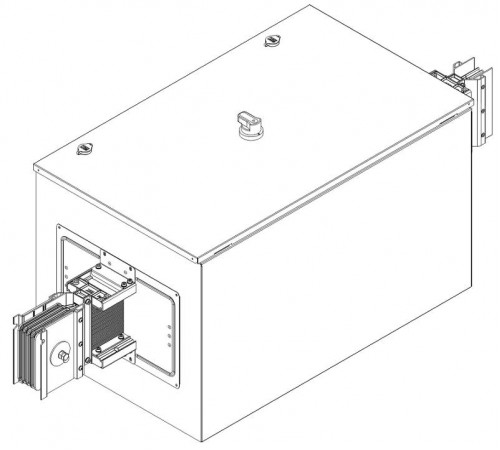 Секц. центр. разрыва 3200А Al 3L+N+1/2PE НК IP55 тран. IEK  LB-3200A5-25-F-GG  IEK