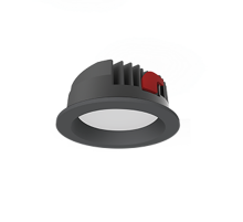 Cветильник светодиодный даунлайт DL-PRO круг. 183*80мм 35W 3000K IP65 d монт.отв.= 160-175мм черный RAL9005 муар  V1-R0-T0557-10000-6503530  VARTON