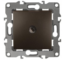 Розетка TV 12-3101-13 одиночная,  бронза  Б0019340  ЭРА