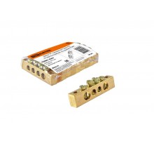 Шина "N" нулевая 8x12мм 4/2 (4 группы/крепеж по краям)   SQ0801-0066  TDM