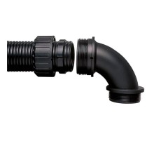 Фитинг AR34/PG29/C90/GR, 90°, РА66/ацеталь, серый, резьба PG29, d34, 10 шт. в пачке  7TCA296000R1467  ABB