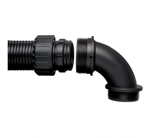 Фитинг AR54/M50/C90/BL, 90°, РА66/ацеталь, черный, резьба M50, d54, 2 шт. в пачке  7TCA296000R1476  ABB