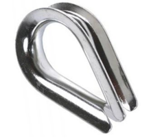 Коуш стальной оцинкованный под трос D2-D3  CM621003  DKC