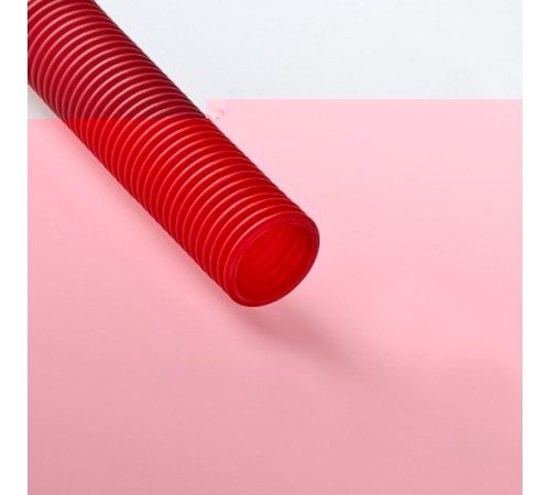 Труба гибкая гофрированная ПНД 40мм для МПТ (15м) красный  24000К  Рувинил