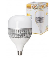 Лампа светодиодная T-80 Вт-230 В-4000 К-E27 (130x223 мм) НАРОДНАЯ  SQ0340-1650  TDM