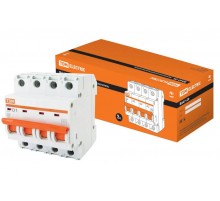 Выключатель автоматический четырехполюсный ВА47-29 1А D 4,5кА  SQ0206-0180  TDM