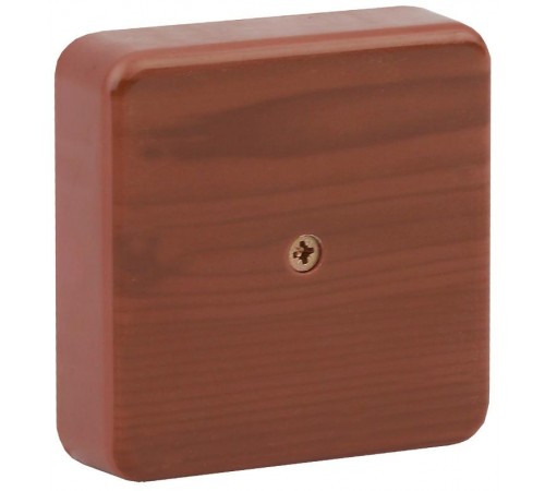 Коробка распределительная 75х75х20 (без клеммы) дуб IP40 ЭРА BS-O-75-75-20  Б0031180  ЭРА