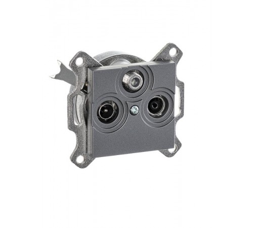 ABB Levit Сталь Розетка TV-R-SAT единственная  5011H-A03303 69W  2CHH083303A6069  ABB