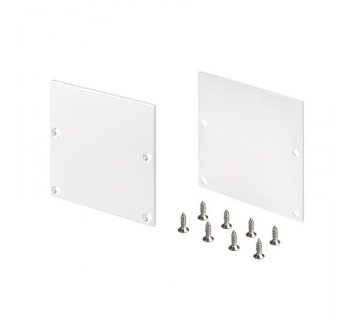 Заглушка SL-LINE-5050-LW WHITE глухая (Arlight, Металл)  040253  Arlight