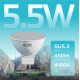 Лампа светодиодная LED 5,5Вт GU5.3 220В 4100К Elementary MR16  13526  Gauss