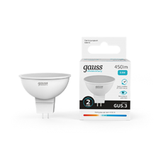 Лампа светодиодная LED 5,5Вт GU5.3 220В 4100К Elementary MR16  13526  Gauss