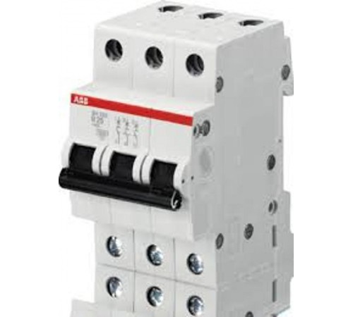 Выключатель автоматический трехполюсный SH203 50А B 6кА (SH203 B50)  2CDS213001R0505  ABB