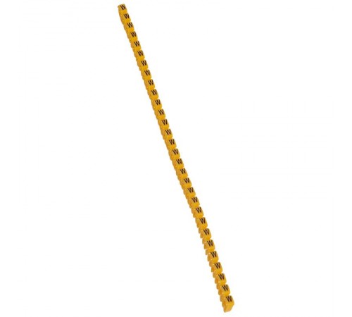 Маркер CAB 3 - для кабеля 0,5-1,5 мм - заглавная буква W  038322  Legrand