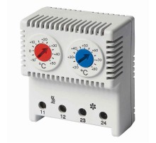 Термостат сдвоенный диапазон температур для NC контакта: 10-50 град.  R5THRV13  DKC