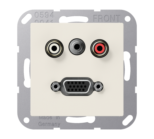 2x Cinch Audio (RCA) / Stereo Jack (TRS 3.5 mm) / VGA  MAA1072  Jung