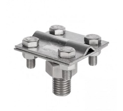 Зажим прута на штыре, пластина d(56x56)мм Ni EKF PROxima   lp-g6606-e1302-ni   EKF