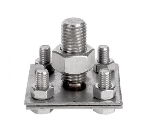 Зажим прута на штыре, пластина d(56x56)мм Ni EKF PROxima   lp-g6606-e1302-ni   EKF