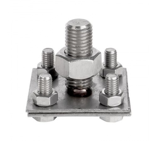 Зажим прута на штыре, пластина d(56x56)мм Ni EKF PROxima   lp-g6606-e1302-ni   EKF