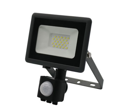 Прожектор светодиодный СДО-10 20w SENSOR 6500K GR IP65 230V   5032866  ФАZА