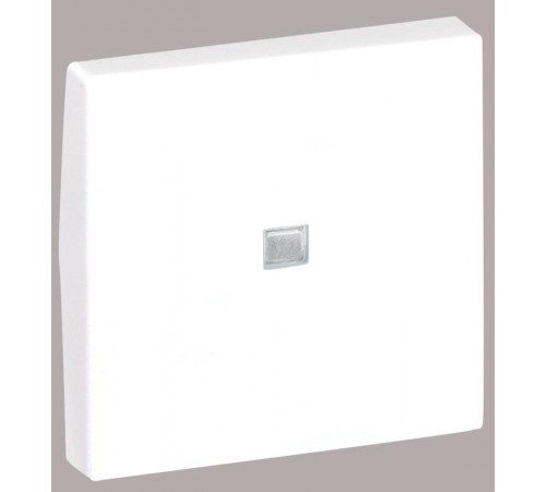 Simon Connect Клавиша с бесцвет.окошком для кноп.выкл. с подсв. К304, К45, графит  K114-14  Simon