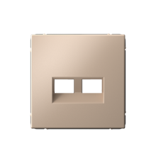 ArtGallery Песочный Накладка двойная для информационных функций типа Keystone  GAL001290  SE