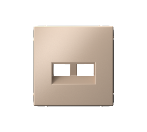 ArtGallery Песочный Накладка двойная для информационных функций типа Keystone  GAL001290  SE