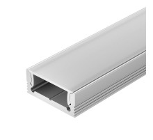 Профиль с экраном SL-SLIM-H7-2000 ANOD+OPAL (Arlight, Алюминий)  036834  Arlight