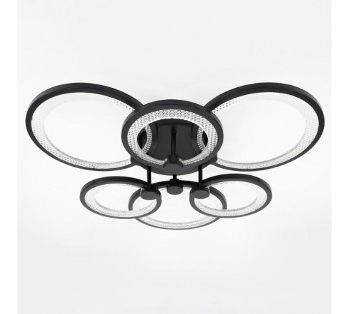 Светильник потолочный светодиодный  Модерн Odry CLL-1-117-RC BK с ДУ 117W 3000-6500К черный  Б0069752  ЭРА