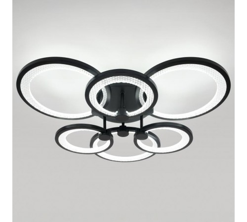 Светильник потолочный светодиодный  Модерн Odry CLL-1-117-RC BK с ДУ 117W 3000-6500К черный  Б0069752  ЭРА