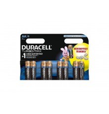 Батарейка щелочная (алкалиновая) LR6-8BL TURBO (8/96/18240)  C0038941  Duracell