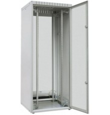 Шкаф напольный WZ-SZBD-081-ZCAA-11-0000-011 19",SZBD,28U,1341x600х800мм,стек.дв.c мет.вст.,руч.с зам.с трехт.фикс.,сер.(RAL 7035)разобр. 32370  Zpas