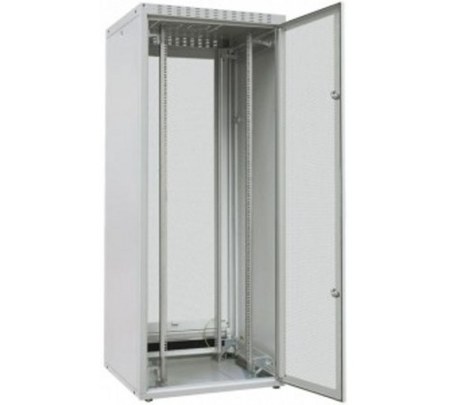 Шкаф напольный WZ-SZBD-081-ZCAA-11-0000-011 19",SZBD,28U,1341x600х800мм,стек.дв.c мет.вст.,руч.с зам.с трехт.фикс.,сер.(RAL 7035)разобр. 32370  Zpas