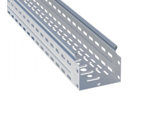 Лоток перфорированный металлический 100х100х3000-0,7мм (24м) HDZ EKF   L10010001-HDZ   EKF