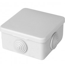 Коробка распределительная 75*75*42мм, 4 ввода, IP53, белая (КЭМ 3-10-4 (П)) EBX10-24-44  32747  STEKKER