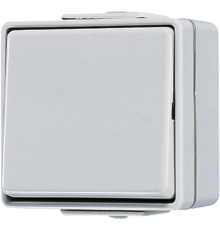 Выключатель перекрестный для накладного монтажа IP44 607W Jung