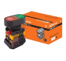 Кнопка APВВ-22N "I-O" d22мм неон/230В 1з+1р   SQ0704-0021  TDM