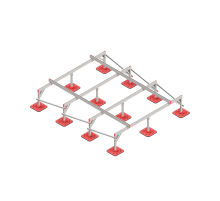 Опорная конструкция для установки оборудования TECHNORAPTOR FOOT 2500х3000 тип 2 HD  KM-TR-F-SSEI-2500-3000-2 HD  КМ - профиль