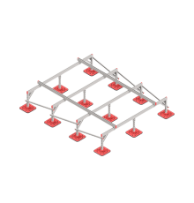 Опорная конструкция для установки оборудования TECHNORAPTOR FOOT 2500х3000 тип 2  KM-TR-F-SSEI-2500-3000-2  КМ - профиль