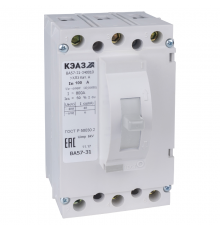 Выключатель автоматический ВА57-31-330010-25А-400-690AC-ОМ4-РЕГ  333437  КЭАЗ